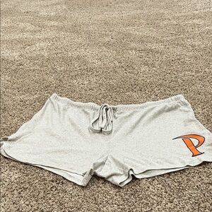 Pepperdine University Heather Gray Women's Shorts with Pepperdine Logo. XL